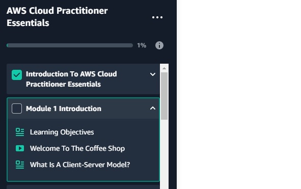 IT Study: AWS Certified Cloud Practitioner Module 1