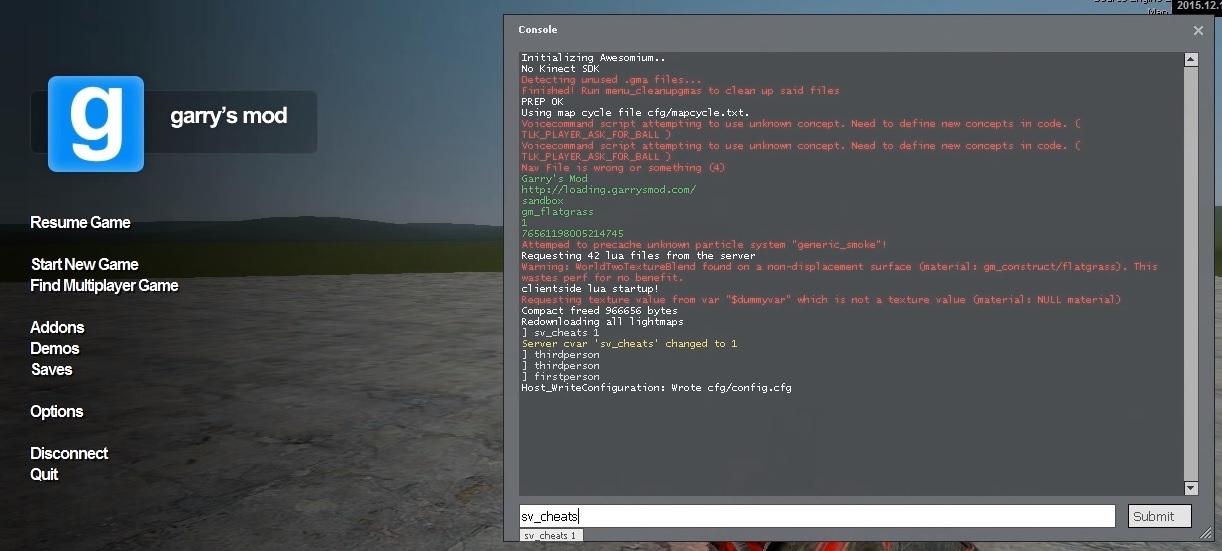 Gary's Mod Cheats Change POV Mark Johnson